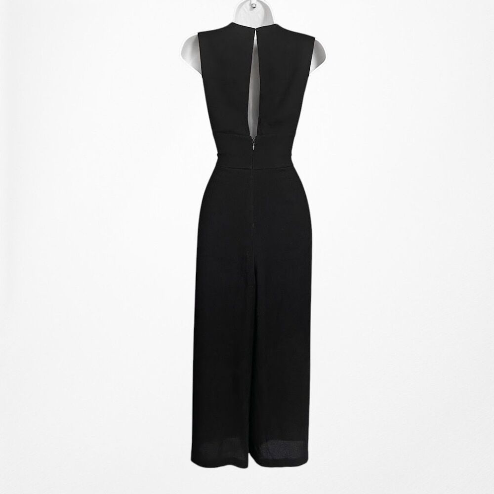 Vintage Y2K BCBG Maxazria Business Cropped Culotte Wide Leg Jumpsuit Size S/M - Picture 7 of 11